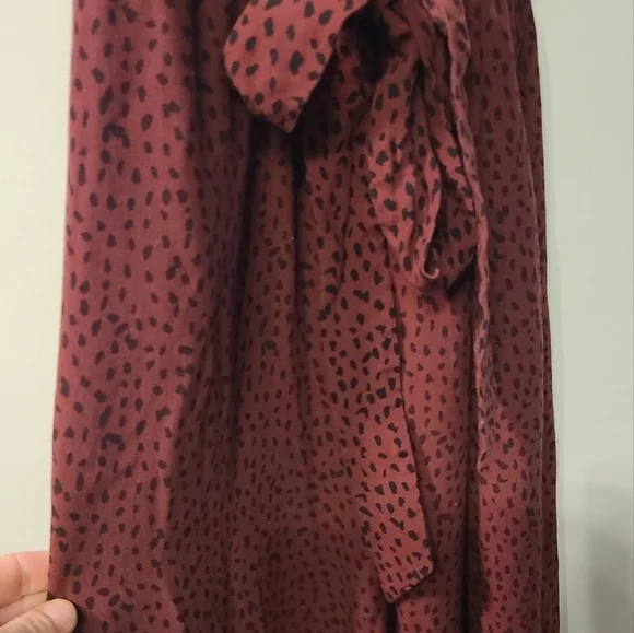 Like New Rails Jet Rust Spotted Wide Leg Jumpsuit - Picture 3 of 10